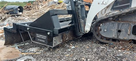 skid steer magnet|skid steer magnetic sweepers.